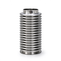 Tuyau ondulé flexible résistant aux produits chimiques, pour l'industrie chloroalkali, tube anti-corrosion, soufflet, joint d'expansion, bride