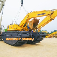 Excavatrice amphibie MAXWAY MMCL avec châssis flottant (Swamp Buggy), Modèle : MAX200PU-S