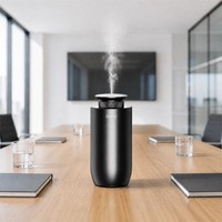 Diffuseur d'arômes sans eau Dermey pour porte-gobelet de voiture, diffuseur d'huiles essentielles électrique avec fonction marche/arrêt automatique, bouteille en verre de 20 ml, pour la maison