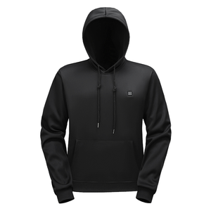Sweat-shirt à capuche personnalisé de haute qualité pour homme, couleur unie, grande taille, coupe classique, hiver, effet délavé - Product Image 1