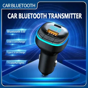 C33 xe điện thoại sạc điện thoại rảnh tay bt5.0 <span class=keywords><strong>Bluetooth</strong></span> MP3 Máy nghe nhạc FM Transmitter - Product Image 3