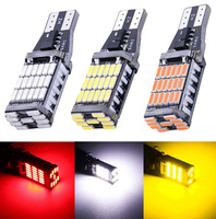 Luz LED para Auto, Decodificador de Señal de Giro T15-4014-45SMD, Luz de Freno, Luz Trasera de Alta Luminosidad, Bombilla de Luz de Posición