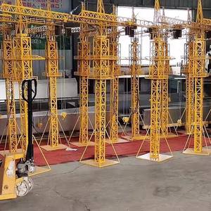 رافعة برجية نموذج محاكاة موقع ذكي معرض البناء التحكم عن بعد رافعة - Product Image 3