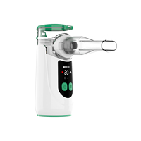 Nebulizer Jaring Listrik Mini Warna-warni dengan Layar Digital, Indikasi Kekurangan Cairan, dan Timer Pembersihan Otomatis untuk Anak-anak dan Dewasa