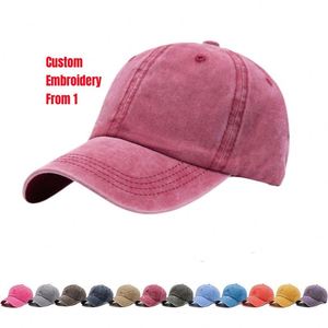 Washed Cotton Baseball <b>Cap</b> <b>for</b> <b>Men</b> and Women New Embroidery Gorras Dad Hat With Printed Dot Pattern Waterproof Feature - Product Image 1