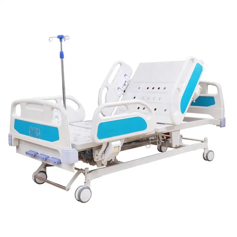 Peralatan Rumah Sakit 3 Crank Ranjang Medis Manual Pasien
