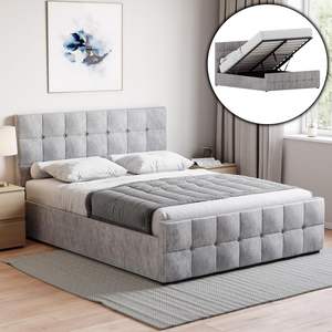 Cabecera de Cama Ajustable Hidráulica con Tapizado de Terciopelo/<span class=keywords><strong>Tela</strong></span>/Chenilla de Diseño Italiano de Lujo, Venta al por Mayor de Fábrica - Product Image 1