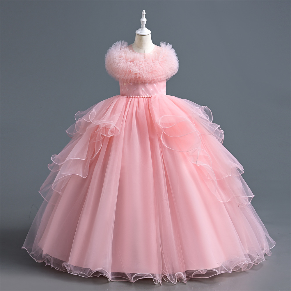 cute dresses for 13 year olds Girls Skater Dress Kids Red Floral Summer Party Off Shoulder Dresses 7-13  Years