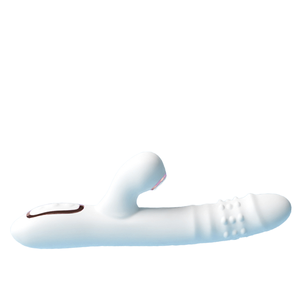 Gode à succion à six fréquences et télescopique USB Power Perle rotative Tige vibrante péristaltique Vibrateurs de lapin Produits sexuels - Product Image 2