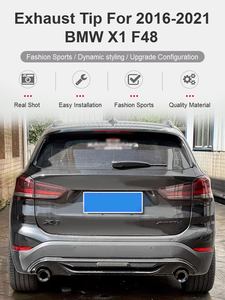 SYPES voiture tuyaux d'échappement pour <span class=keywords><strong>BMW</strong></span> <span class=keywords><strong>X1</strong></span> F48 embout d'échappement mise à niveau 304 acier inoxydable <span class=keywords><strong>M</strong></span> <span class=keywords><strong>Performance</strong></span> système d'échappement silencieux pointe tuyau d'échappement - Product Image 2