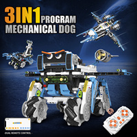 Kit de Construcción de Robot Espacial, 856 Piezas, 3 en 1, Control Remoto por Aplicación, Nave Espacial, Grúa, Torre, Bloques de Construcción STEM, Juguete para Adolescentes y Adultos, Regalo