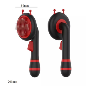 Strumento per la rimozione dei peli di gatto cane con un pulsante spazzola per capelli - Product Image 6