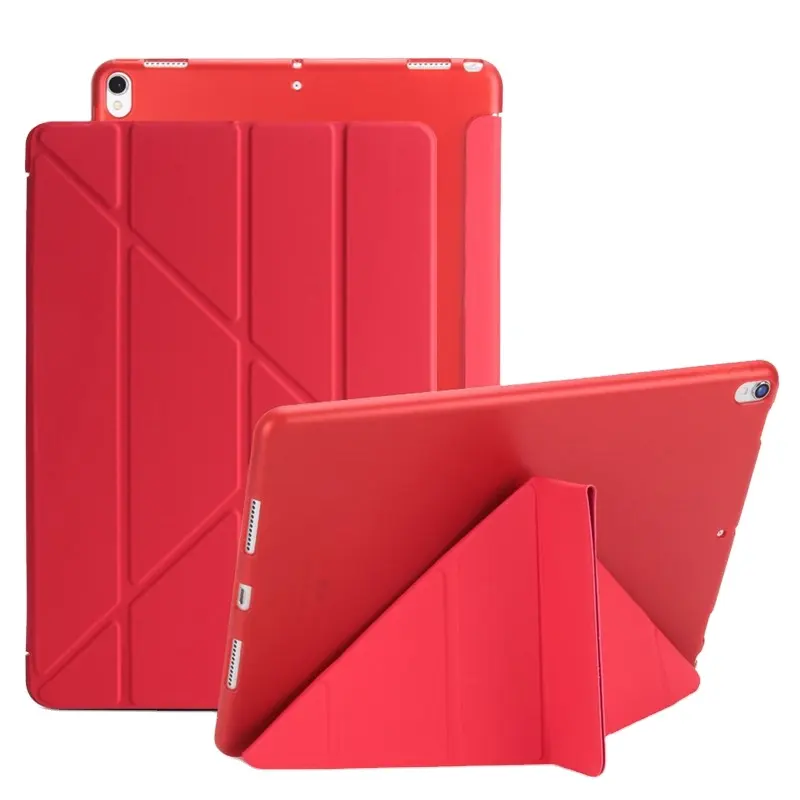 Case Voor Ipad Pro 9.7 Inch Lederen Siliconen Meervoudige Smart Cover Voor Ipad Pro 9.7 Case 2016 A1673 A1674 A1675 Funda