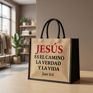 Custom Printed Jute Tote <b>Bag</b> <b>Reusable</b> Shopping Shoulder <b>Bag</b> Letter Pattern Grocery Supermarket Carry <b>Bag</b> - Product Image 2