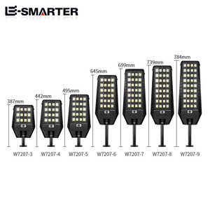 Üretici süper parlak açık siyah sensör uzaktan kumanda ile güneş sokak ışık su geçirmez güneş enerjili hareket sensörlü Led - Product Image 5