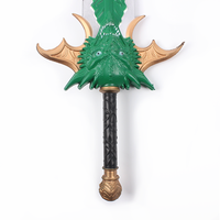 Espada y Escudo de Espuma de PU Realistas de 23.62'' (60 cm), Ligeros, Suaves, Resistentes y Flexibles, para Niños, Cosplay, Accesorios de Escenario, Venta al por Mayor de Fábrica, Juguete de Espada