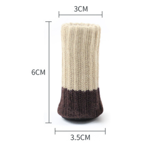 24 PCS Chaussettes réutilisables <span class=keywords><strong>pour</strong></span> jambes <span class=keywords><strong>de</strong></span> <span class=keywords><strong>chaise</strong></span> Protecteurs <span class=keywords><strong>de</strong></span> sol élastiques et antidérapants <span class=keywords><strong>pour</strong></span> meubles Casquettes et coussinets tricotés - Product Image 2