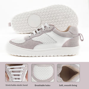 Boîte à orteils larges sans chute avec logo personnalisé Chaussures pieds nus pour enfants Chaussures à enfiler décontractées - Product Image 4
