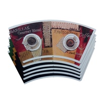 Gobelet en papier simple face enduit de PE 150-350 g/m² de qualité alimentaire avec logo personnalisé pour boissons chaudes et café