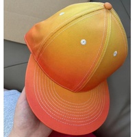 Casquettes de baseball ajustées personnalisées en acrylique et laine brodées, à six panneaux, bicolores, à visière plate, de haute qualité, en gros