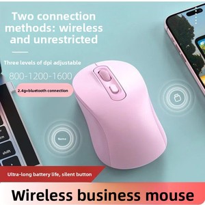 Ratón Recargable Lulin de Modo Dual, Bluetooth 5.2, 2.4G, USB, Silencioso, Inalámbrico, para Computadora, Portátil, Tableta, Macbook - Product Image 5