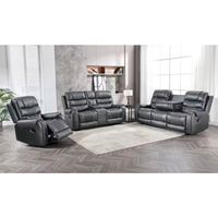 Canapé sectionnel inclinable en cuir confortable, ensemble de canapés inclinables pour salon, mobilier de salon - Vente chaude