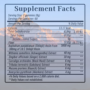 สารสกัดจากดอกธาเลย์ shilajit สีทอง3000มก. พร้อมสารสกัดจาก Mucuna pruriens สารสกัด anacyclus pyrethrum ลดความเหนื่อยล้า - Product Image 5