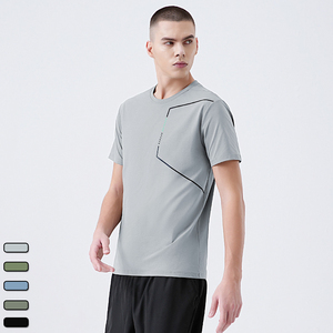 Áo thun ngắn tay thoáng khí thể thao thường ngày cho nam 2025 mùa hè mới chạy bộ thể dục thể thao ngắn tay thoáng khí - Product Image 4