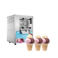 China Leverancier Roestvrij Staal Gelato Hard Ijs Machine Aanrecht Top Commerciële Melk Batch Maker