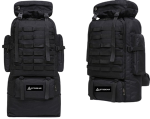 80L BPL08 C3ความจุขนาดใหญ่ของผู้ชายผู้หญิงกระเป๋าเดินป่าตั้งแคมป์กลางแจ้งกีฬาเดินป่ากันน้ำได้ยุทธวิธีการตั้งแคมป์การวิ่ง - Product Image 5