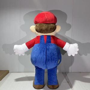 Disfraz Inflable Gigante <span class=keywords><strong>de</strong></span> <span class=keywords><strong>Super</strong></span> <span class=keywords><strong>Mario</strong></span> <span class=keywords><strong>de</strong></span> 2.6m, Traje Inflable <span class=keywords><strong>de</strong></span> <span class=keywords><strong>Mario</strong></span> <span class=keywords><strong>Bros</strong></span> Rojo para Halloween y Carnaval, MOQ 1 Pieza - Product Image 3