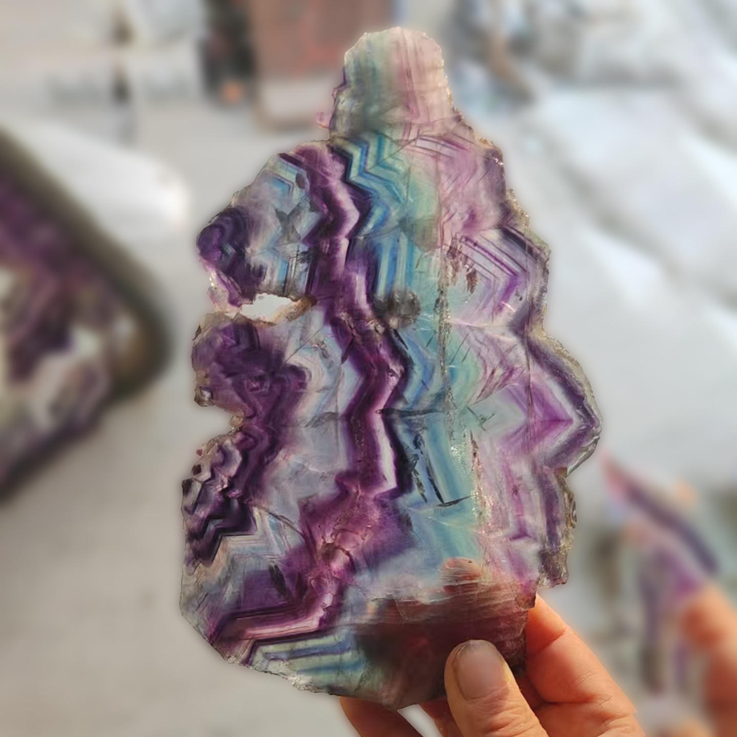 สไลซ์ฟลูออไรต์สามสี