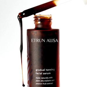 ETRUN Marque privée Sérum autobronzant pour le visage pour le bain de soleil Eau de coco et Aloe Vera Mélanine végétale naturelle Peau Éclat progressif - Product Image 2
