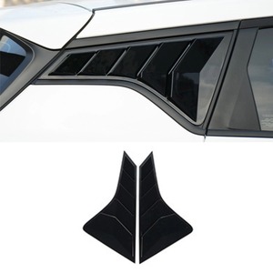 For Geely Coolray Car Rear Triangle <b>Window</b> Shark Cheek Trim Body Kit Rear Side <b>Vent</b> <b>Window</b> Trim Cover Modification Part - Product Image 2