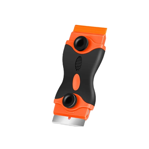KNS 2-in-1 Raschietto per Vetri Auto Fai-da-Te con Doppia Lama in Plastica Strumento di Pulizia OEM Personalizzato RL-0053 CN/GUA - Product Image 1