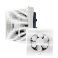Ventilateur silencieux APB 10 pouces Petit ventilateur d'évacuation avec grille dans les toilettes Moteur entièrement en cuivre Extracteur d'air axial