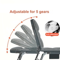 Oreiller doux Portable réglable et lit deux en un, bureau inclinable, cadre métallique, lit pliant pour adultes