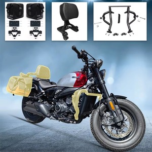 适用于 CFMOTO 450CLC 防撞杆（发动机护罩）和折叠靠背套件：带边箱支架的防摔框架保护装置 - Product Image 1