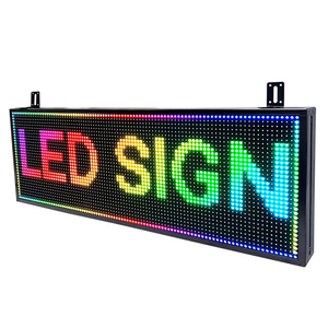Personalizado WiFi programable 110V P10 Pantalla LED para exteriores Clasificación IP65 EE. UU. Tienda abierta Publicidad Pantallas de señalización digital - Product Image 2