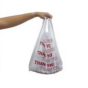 Bolsas de Plástico PE Resistentes, 1000 Unidades, Blancas con Asa, 4 Galones, Bolsas de Basura Tipo Camiseta, para Compras, Pequeños Negocios y Restaurantes - Product Image 1