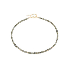 Collar de cuentas de piedra natural, cadena corta de perlas de agua dulce redondas y coloridas, joyería de moda de estilo bohemio - Product Image 5