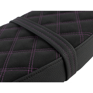 Siège Sitzbank en cuir synthétique à double motif diamant pour Simson S51 S50 S60 S70 S80 - Product Image 2