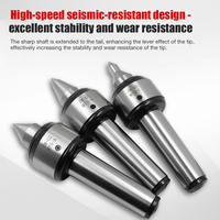 Accessoires pour machines-outils : Centres rotatifs CNC haute précision MT4 MT5, pointes en alliage allongées pour charges légères et lourdes