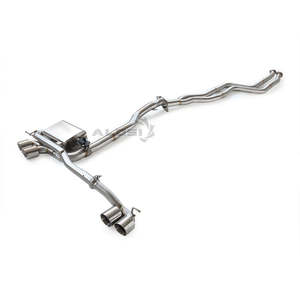 Sistema di Scarico Universale SONICDIY in Acciaio Inox 1.2mm Lucidato a Specchio per <span class=keywords><strong>118i</strong></span> <span class=keywords><strong>E87</strong></span> 2.0T 2006-2010 - Product Image 2