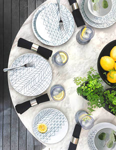 Juego de cena de cerámica de nuevo diseño, juego de vajilla ecológico de 12 piezas para restaurante de Hotel - Product Image 5