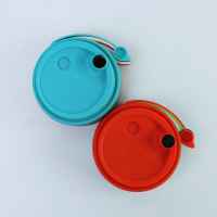 Couvercle de tasse à café jetable Multi 90mm pour la livraison d'immeubles de bureaux, couverture PP pour boisson chaude/froide