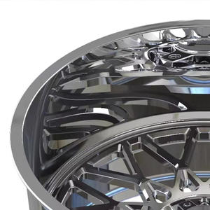 Viaol 20x12 22x12 24x14 26x14 28x16 8x170 8x180 pollici Custom Dip Dish cromato ruote in alluminio forgiato per camion cerchione auto con galleggiante - Product Image 6