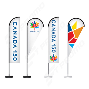 Banderas de Plumas para Exteriores, Pancartas Promocionales Personalizadas, Kit de Publicidad para Negocios, con Soporte de Fibra de Vidrio - Product Image 3