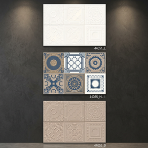 Carreaux muraux en céramique pour intérieur, effet marbre, 300x450mm, entièrement émaillés, lumineux, imperméables, 30x45cm, vitrifiés, décor Carrara - Product Image 4
