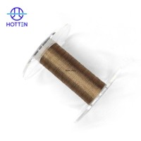 Fil d'aluminium plaqué de cuivre émaillé de haute qualité 1PX38AWG paire fil de cuivre émaillé toronné